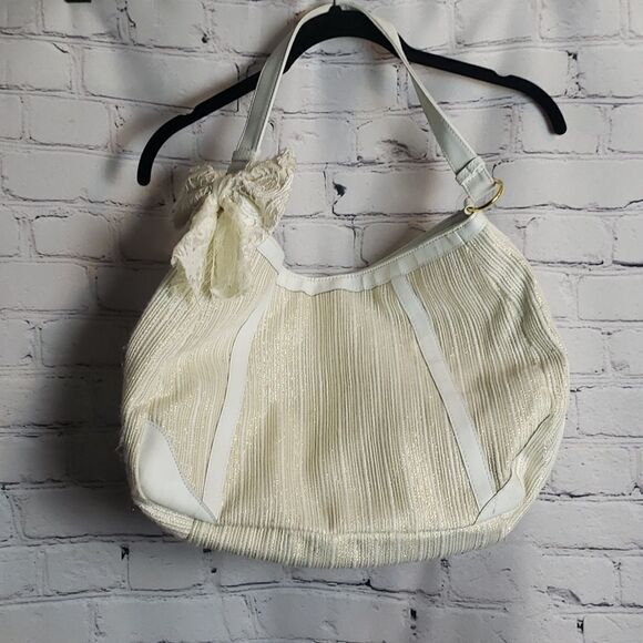 White Shimmer Bag  - Picture 1 of 6